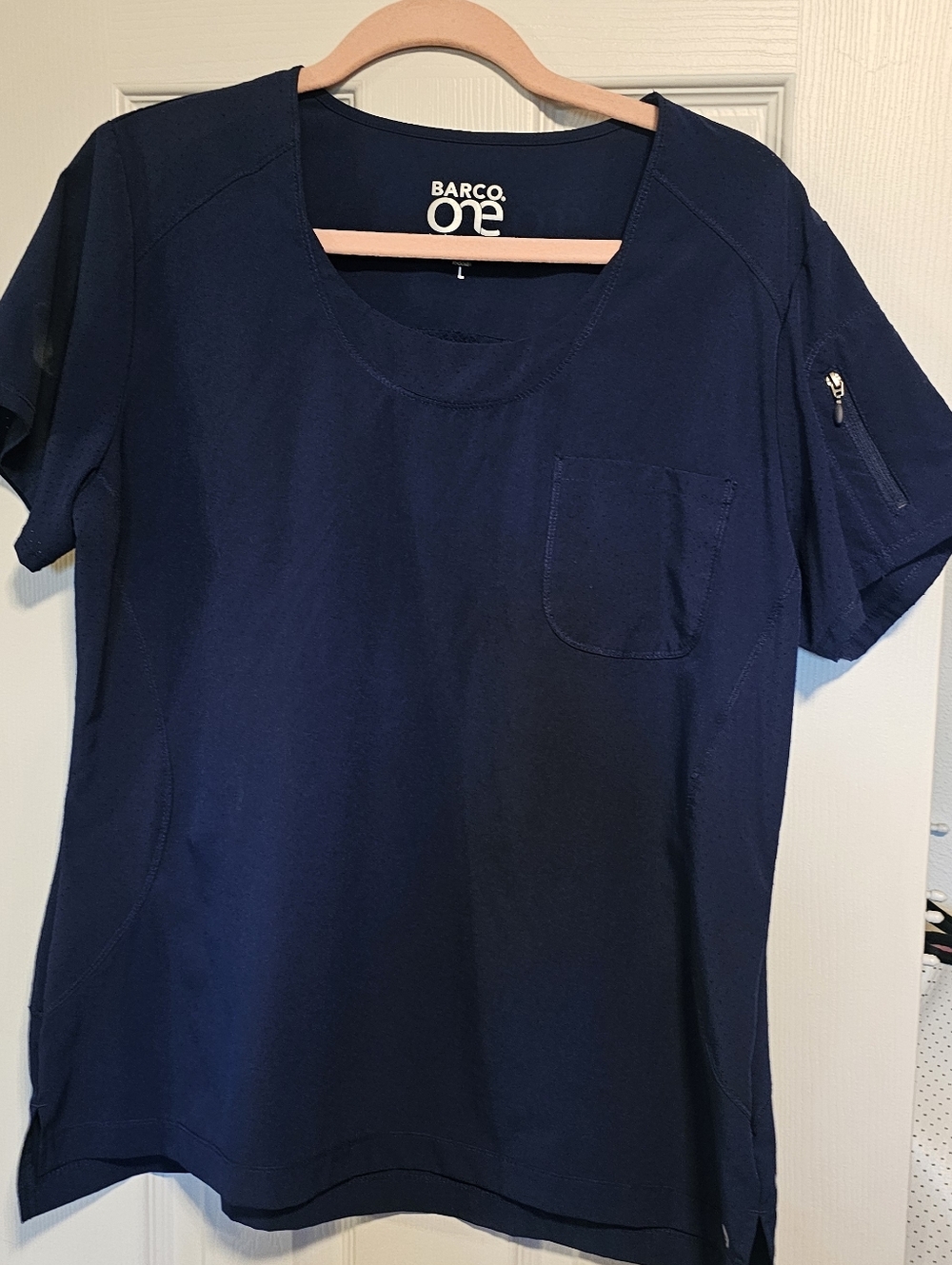 Barco One Navy Scrub Top